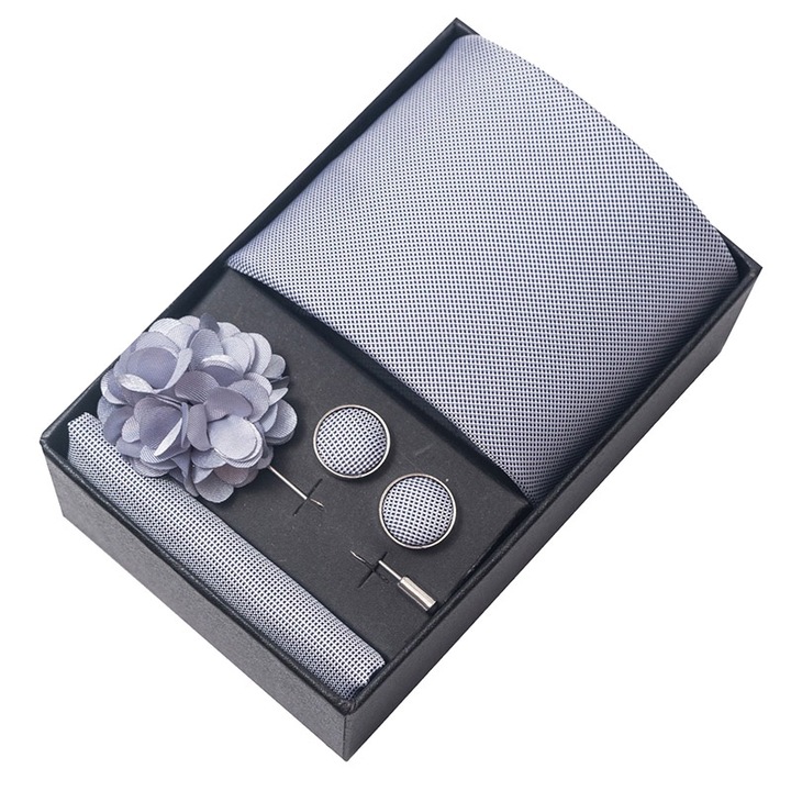 Мъжки комплект от 4 части 6064-20, Sic Moda, сив
