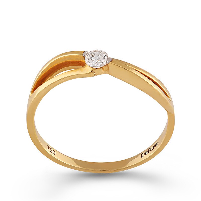 Inel Deruvo Aur 18k Diamant, 51 RG07367-Y8DI