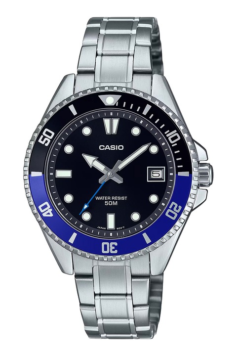 Casio, Rozsdamentes acél kvarc karóra, Ezüstszín