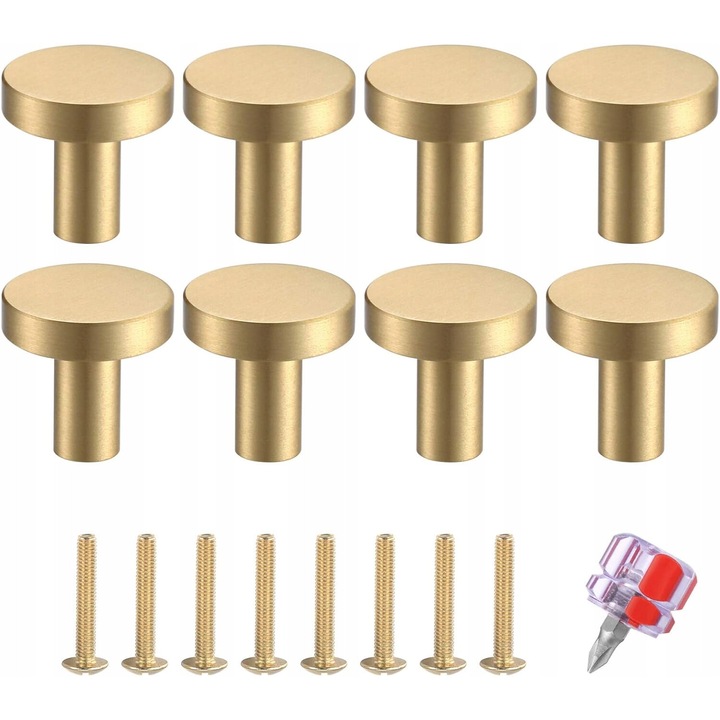 Set 8 manere pentru mobila, Luka, Bronz