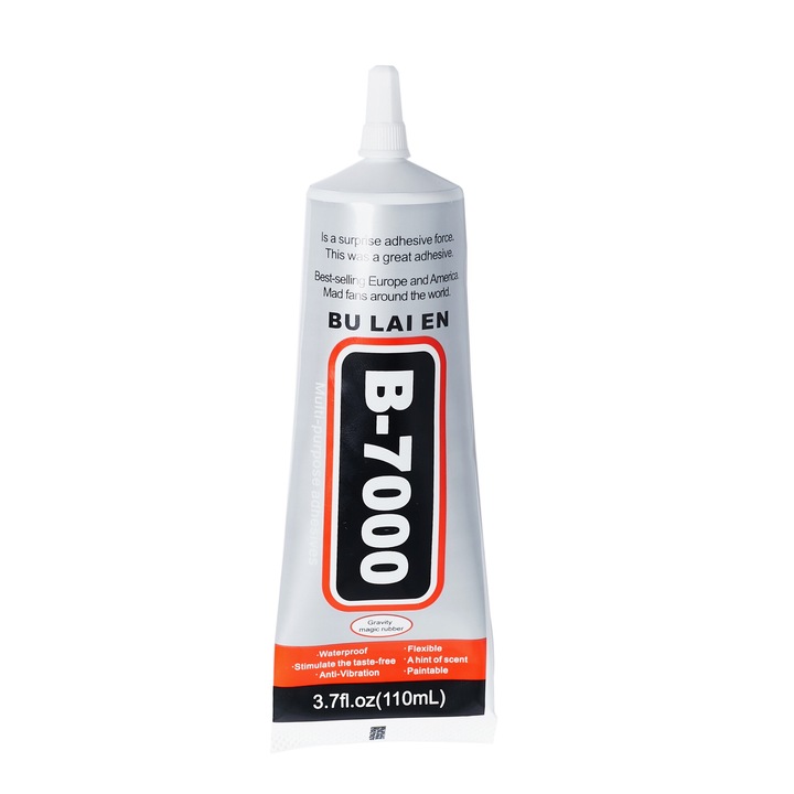 Lipici universal B-7000, TECHREBAL, 110ml, rezistent la apa, elastic, pentru reparatii LCD