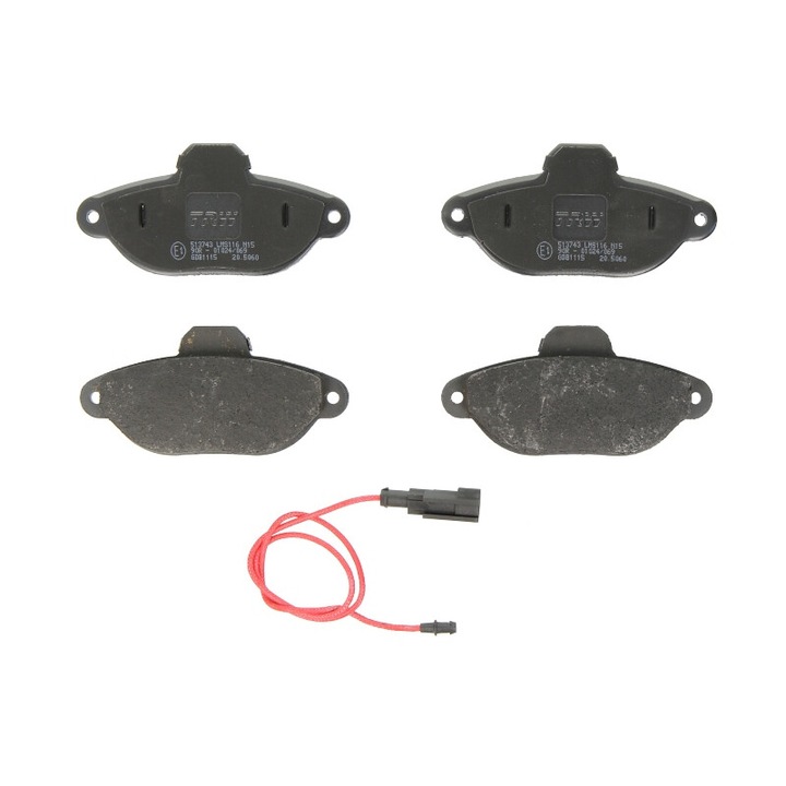 Set placute de frana fata TRW compatibile cu Lancia Y, Y10