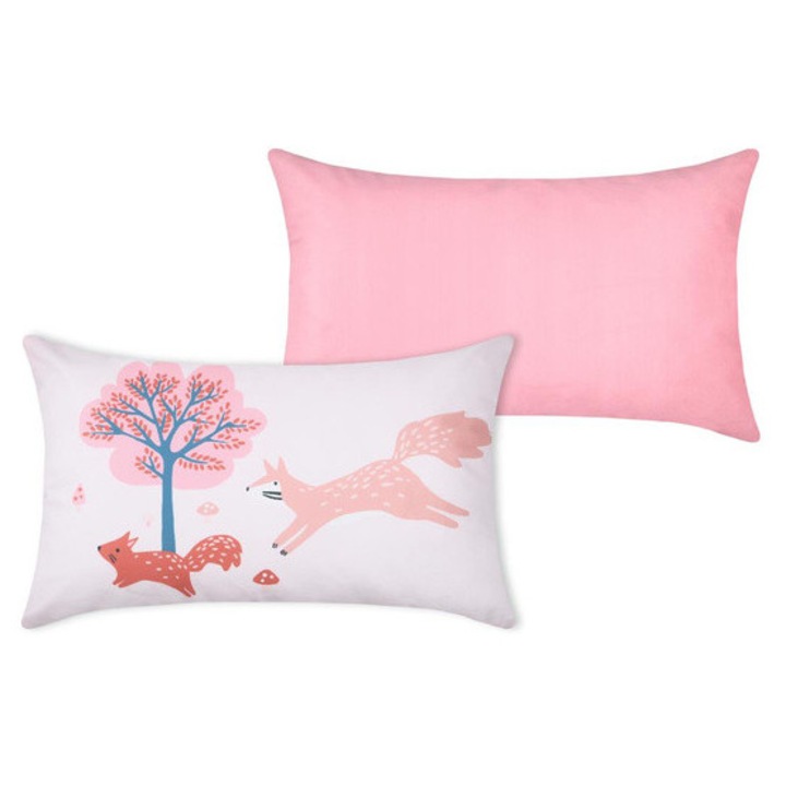 Perna decorativa pentru camera copilului CYRIELLE, roz, 30 x 50 cm