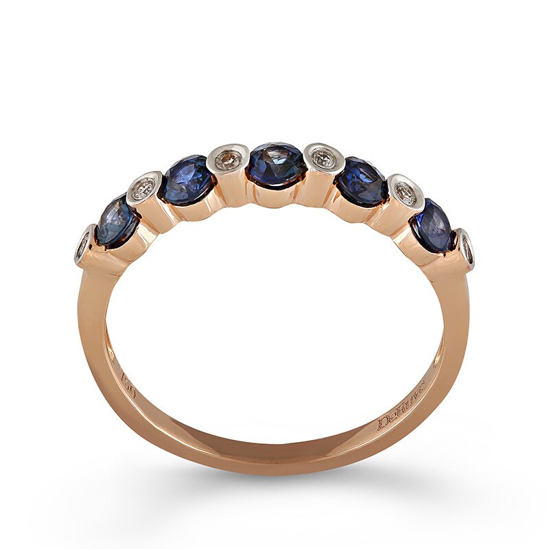 Inel Deruvo Aur 18k Diamante, Safire, 53 R31433-R