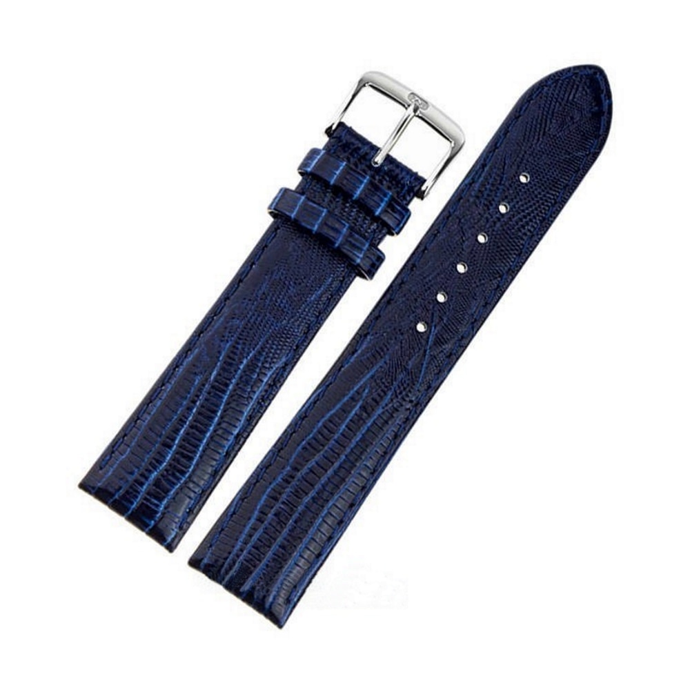 Curea de ceas Di-Modell Topas 1160-06182, 18mm, Navy, catarama argintie