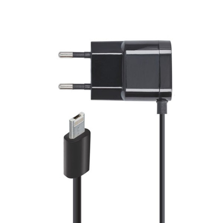 Incarcator retea microUSB + Lightning, 1A, Forever