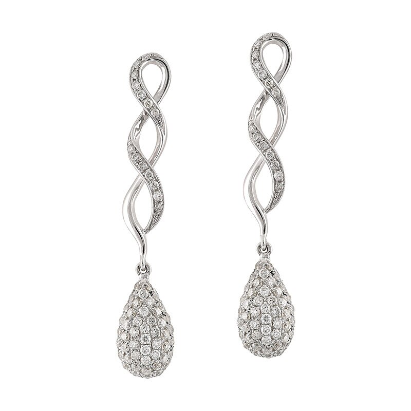 Cercei Deruvo Aur 18k Diamante ER16333-W8DI