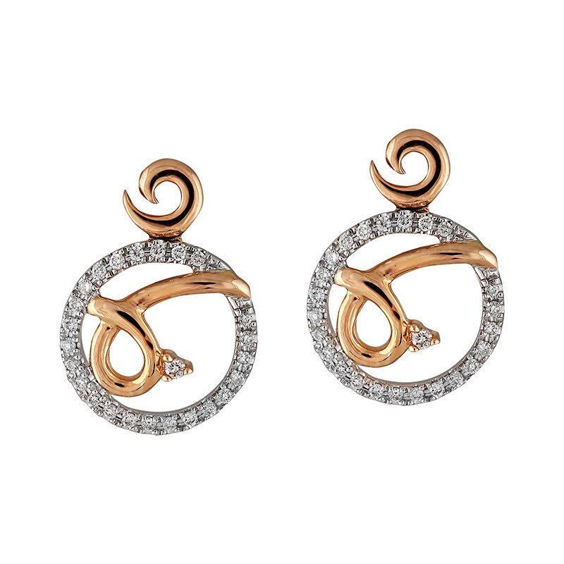 Cercei Blanco's Aur 18k Diamante E24863D-WR