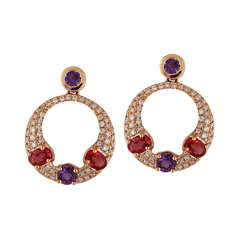 Cercei Deruvo Aur 18k Diamante E24626FAM-R