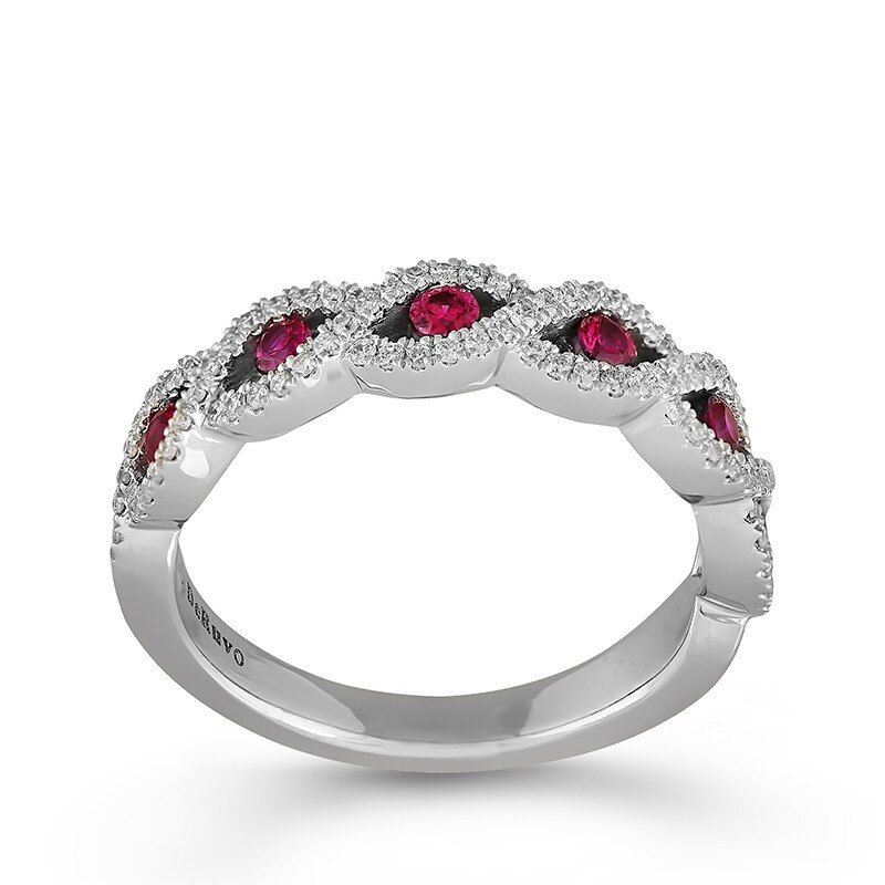 Inel Deruvo Aur 18k Diamante, Rubine, 53 R16.06104.002-W