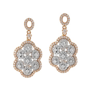 Cercei Blanco's Aur 18k Diamante E4063D-R Cercei Blanco's Aur 18k Diamante E4063D-R