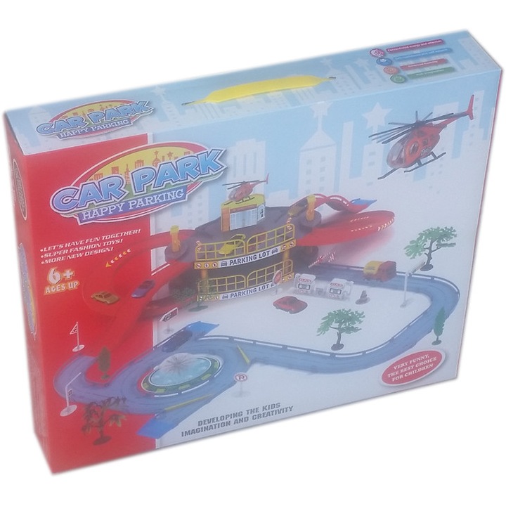 Детски играчка Kristaltoys комплект Паркинг за коли