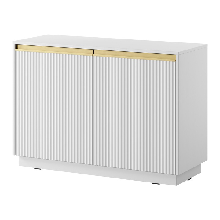 Comoda living Roleno K104, MIRJAN24, alb, 39x104x72 cm