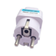 Adaptor universal AjieQaQ, 110V-250V, 250V AC 10A, gri, pentru calatorii