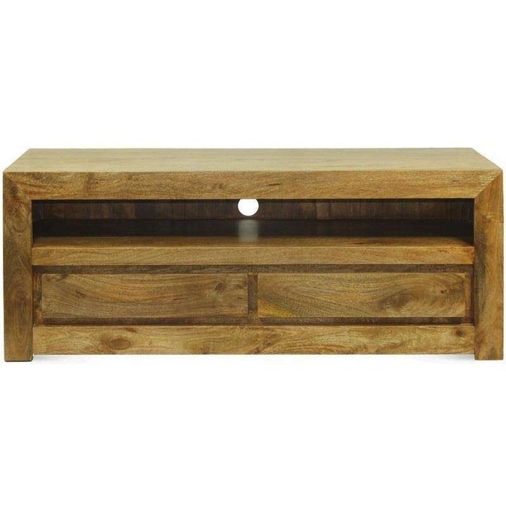 RTV маси, Art-Pol, 55x140x45см, мангово дърво, светлокафяво