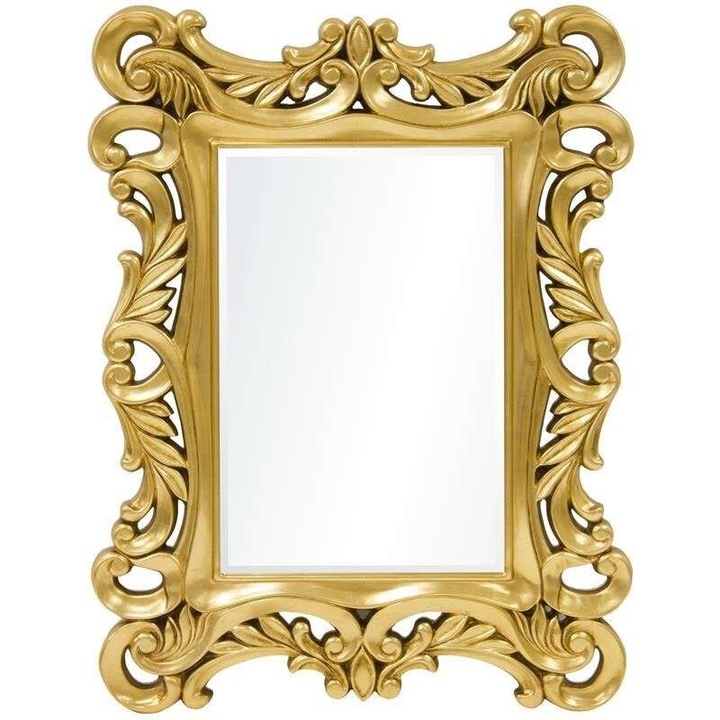 Art-Pol stilizált tükör, arany keret, 128,5x97x3,5 cm, dekoratív, 8 kg