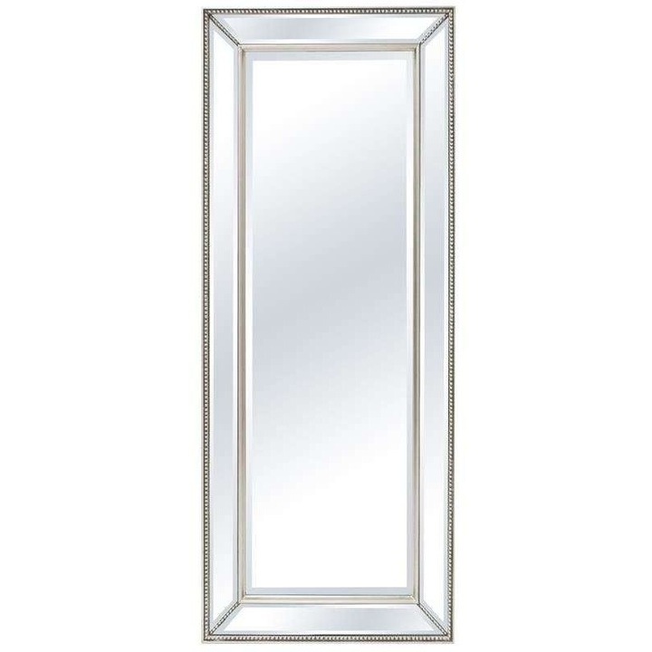 Dekoratív tükör Art-Pol, 151x61x5,5cm, ezüst, fa/üveg