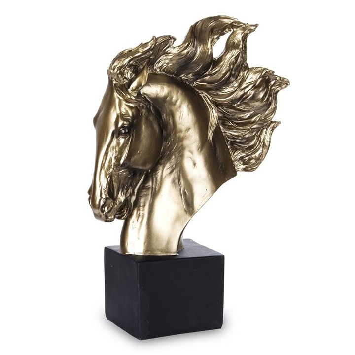 Фигурка Art-Pol Gold-Black Horse Head 33.5x9x22cm