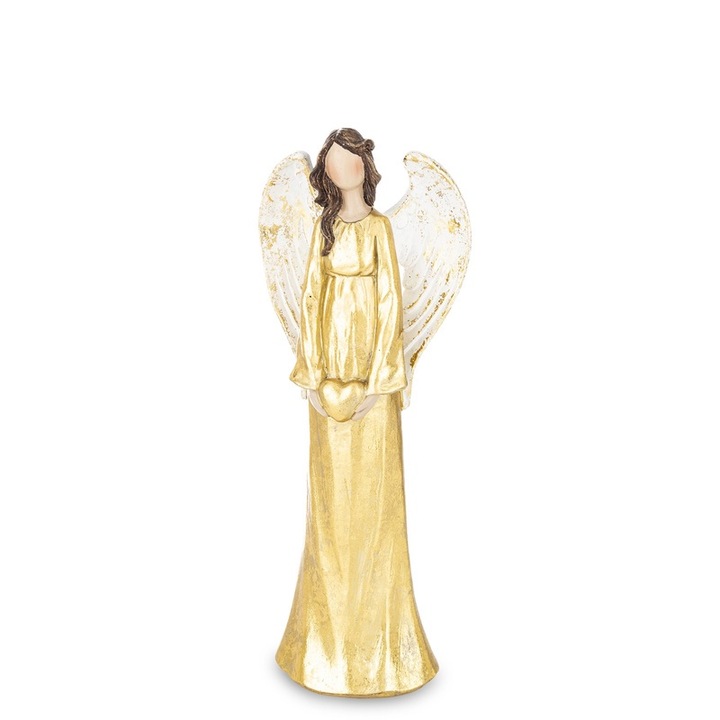 Art-Pol angyalfigura, tarka, 27x10x6,5cm