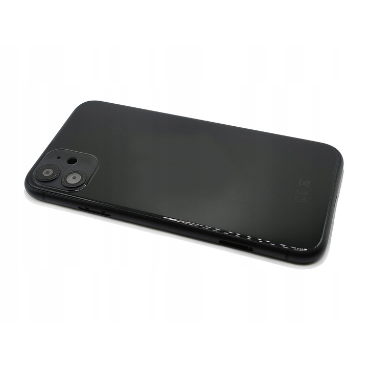 Carcasa pentru Apple iPhone 11, Aluminiu/Sticla, Negru