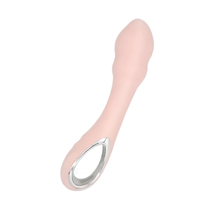 G-pont vibrátor 8 vibrációs móddal, erőteljes vibrációs masszírozó puha szilikonból a csikló, hüvely és anális stimulációhoz, női vagy férfi szexjátékok, rózsaszín