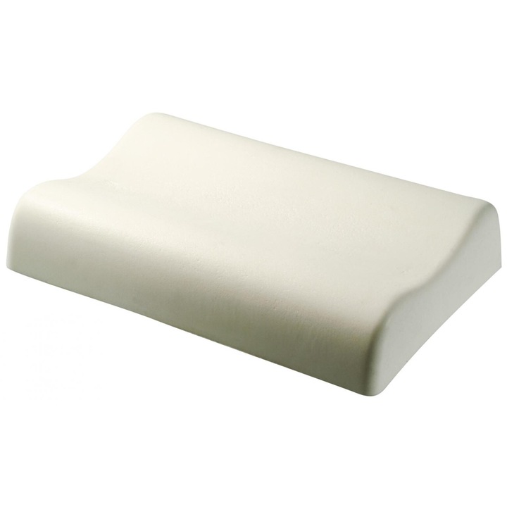 Perna ergonomica din spuma cu efect de memorie, dimensiune 60x40 cm