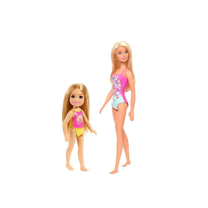 Set de joaca - Papusa Barbie si Chelsea la plaja