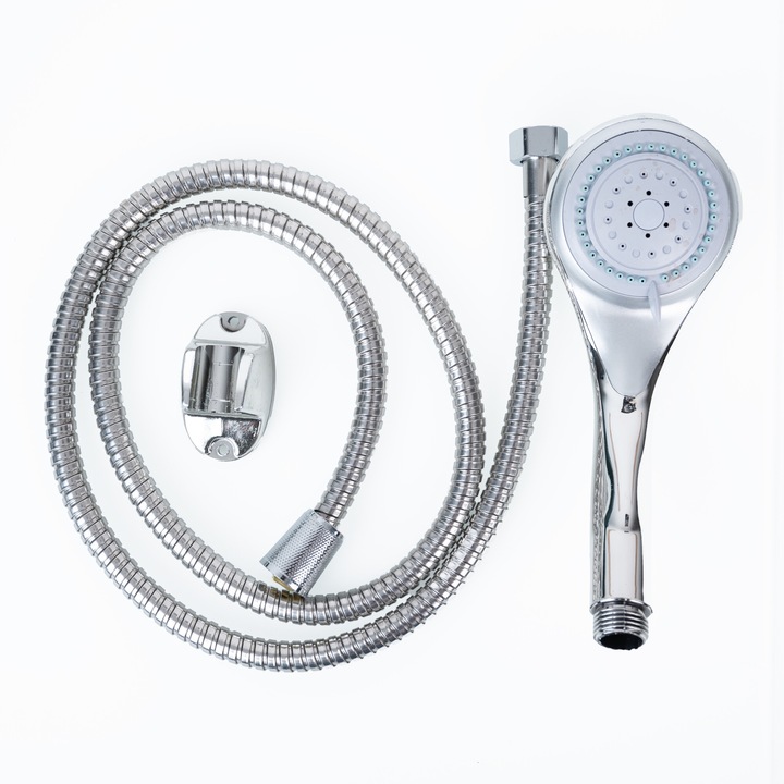 Set pentru dus cu furtun, para si suport