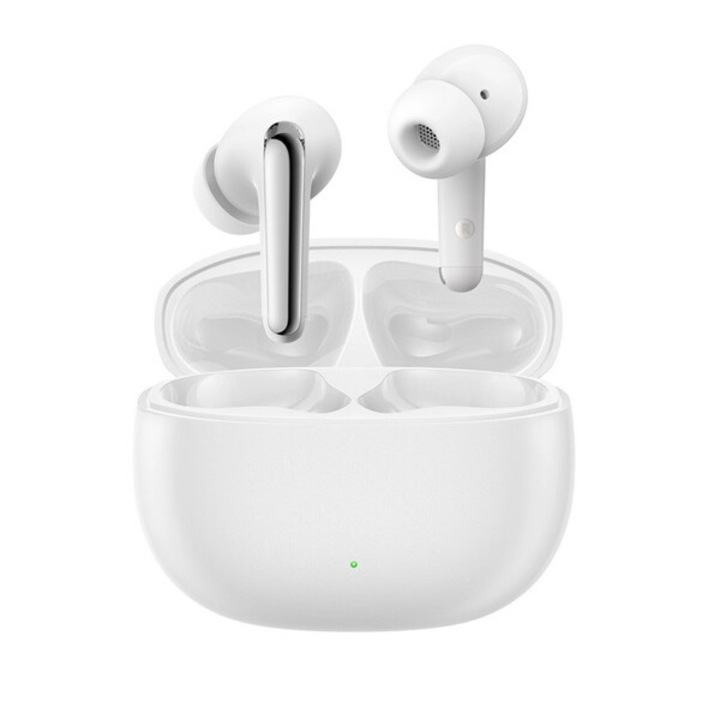 Joyroom jr-fn1 bluetooth fülhallgató sztereo, v5.4, tws, mikrofon, aktív zajszűrő, ip54, cseppálló + töltőtok, fehér