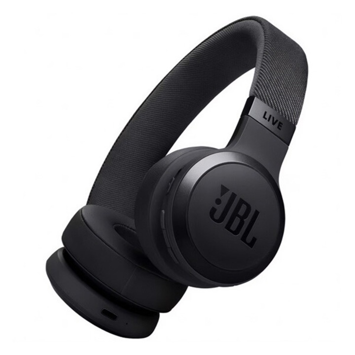 Jbl live 670nc bluetooth fejhallgató sztereo, v5.3, mikrofon, aktív zajszűrő, fekete
