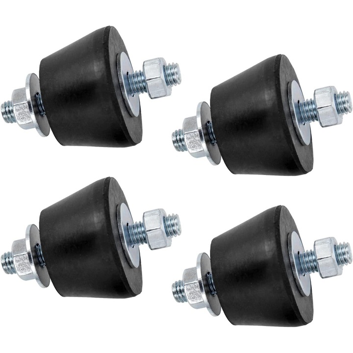 4 db-os légkondicionáló rezgéscsillapító párna szett, PsAyl, a légkondicionáló kültéri egységéhez, fekete