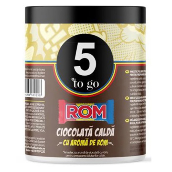 Горещ шоколад 5 to go, С ром, 250 гр
