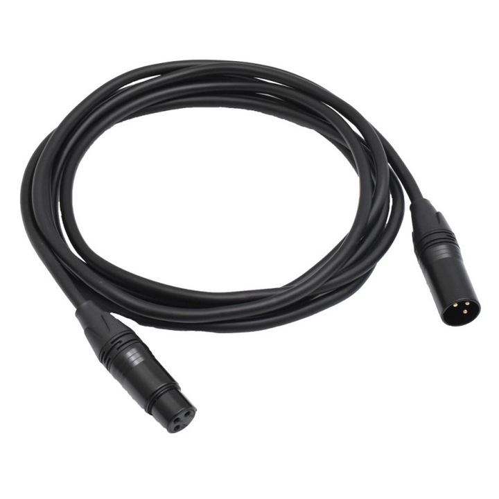 Аудио кабел XLR мъжки-XLR женски Prof - 6mm / 15m