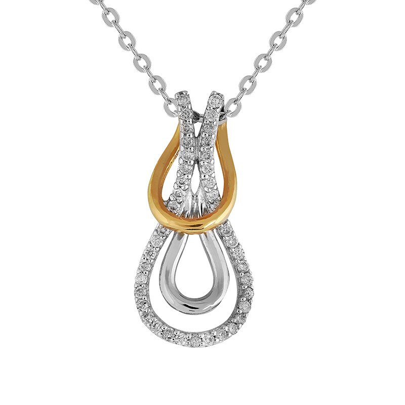 Pandantiv cu Lant Deruvo Aur 18k Diamante P24065