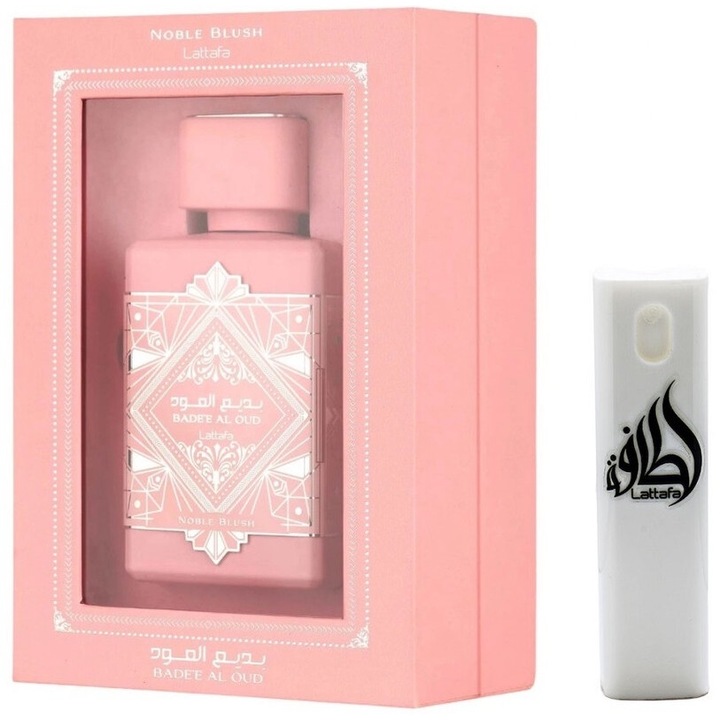 Комплект Eau de Parfum, Lattafa Badee al Noble Blush, унисекс, 100 ml, с 10 ml резерва