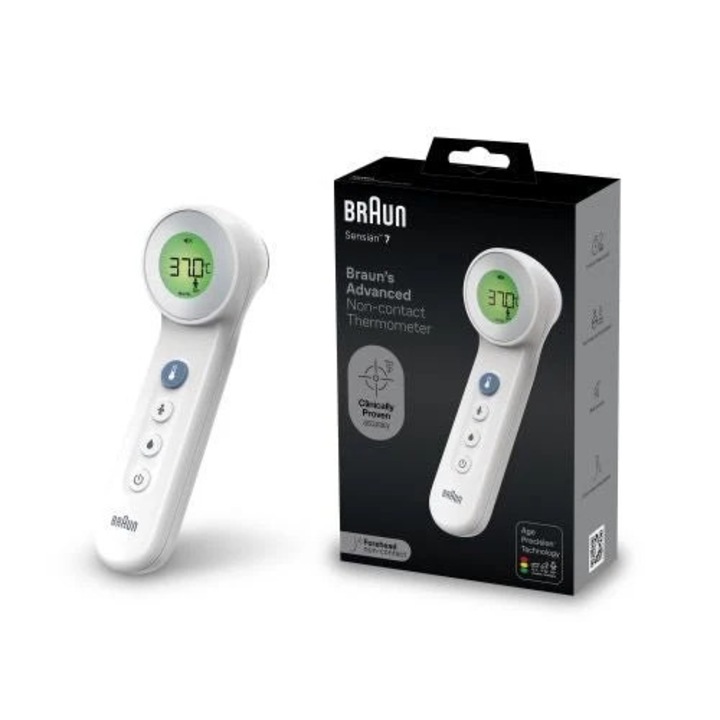No touch + touch hőmérő Age Precision BNT400, Braun