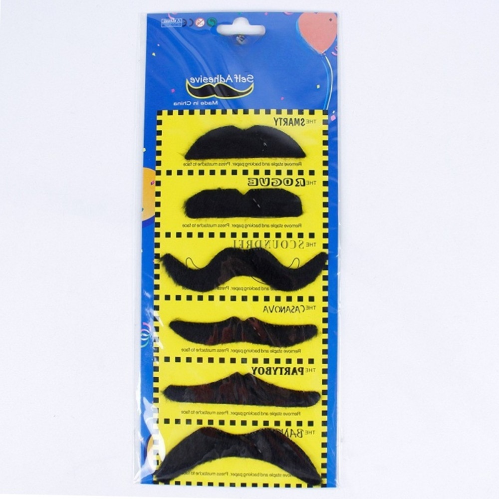 Design Mustata Set format din 6 tipuri de mustata pentru deghizare Halloween, Simulare ...
