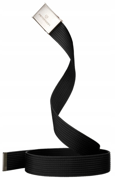 Férfi öv, Peterson, parciana, fekete, Fekete, 135