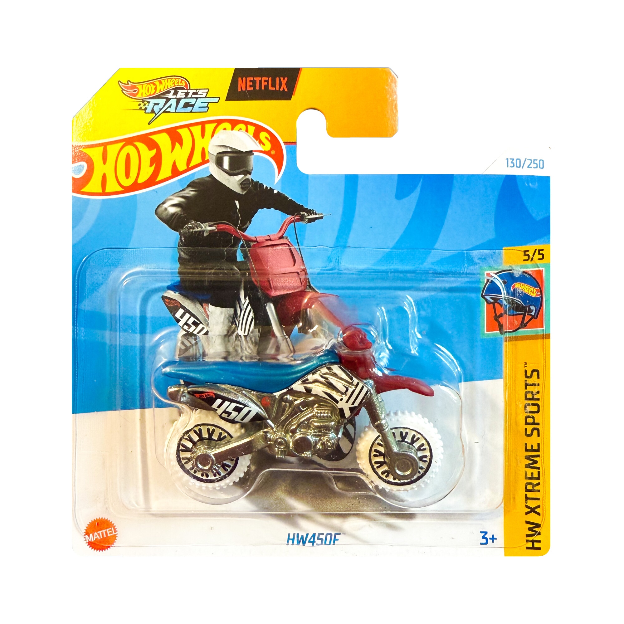 Hot Wheels HW450F ミニバイク Motocicleta Metalica Hot Wheels, HW450F, 1:64, Multicolor - eMAG.ro