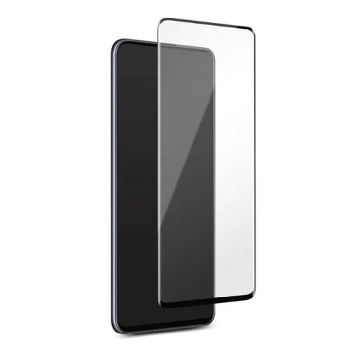 Üvegfólia Samsung Galaxy A36 5G kompatibilis - fekete tokbarát Slim 3D üvegfólia