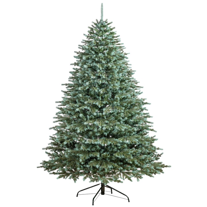Изкуствена елха Deluxe by Sersimo, изцяло 3D, 210см, Alaska silver green
