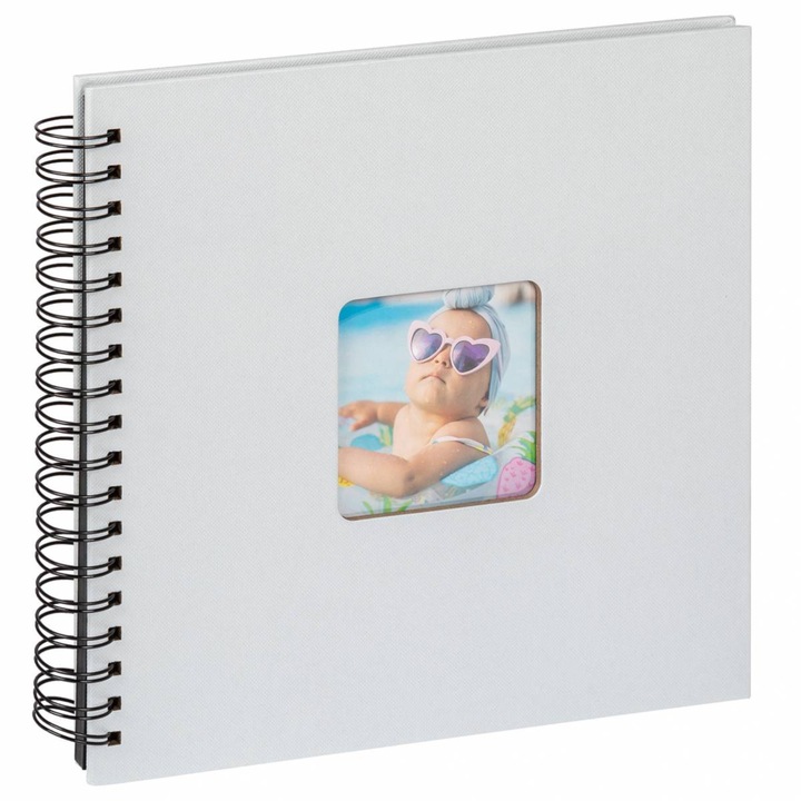 Album foto / GuestBook Wire-o Fun light blue, 26x25 cm