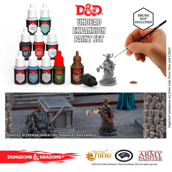 Комплект бои, The Army Painter, D&D Nolzur's Marvelous Pigments: Undead Paint Set