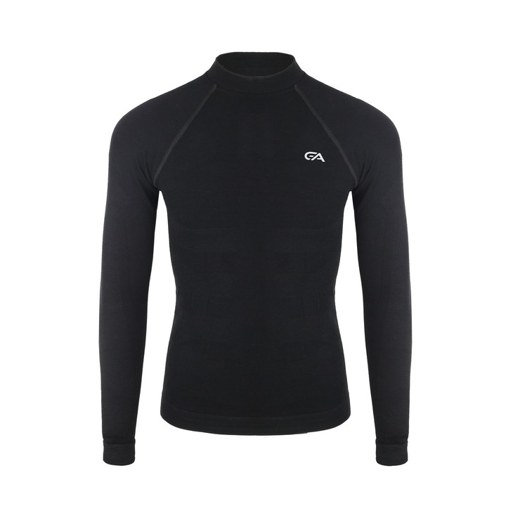 Női sportblúz 0043085S, Gatta Active, gyapjú/poliamid, fekete