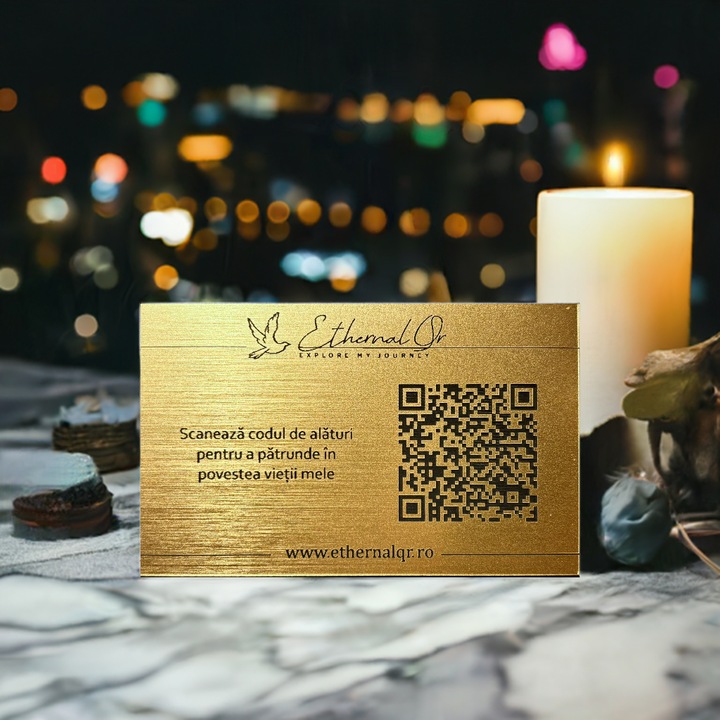 Placuta Comemorativa QR, auriu