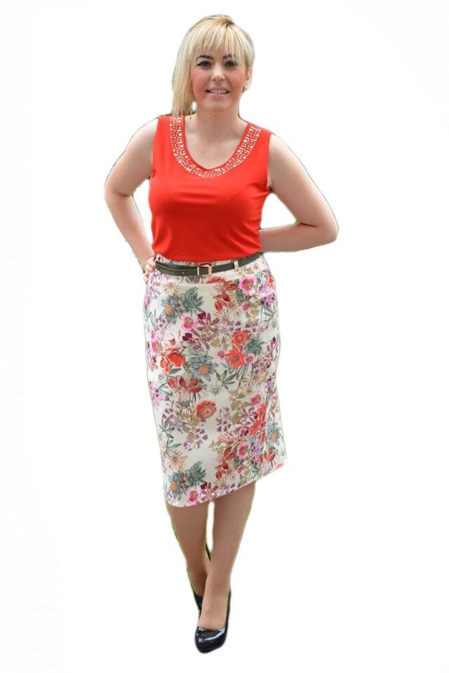 Fusta de zi, D&J Exclusive, Multicolor