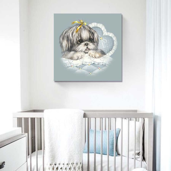 Tablou Canvas - Catelus, 60 x 60 cm