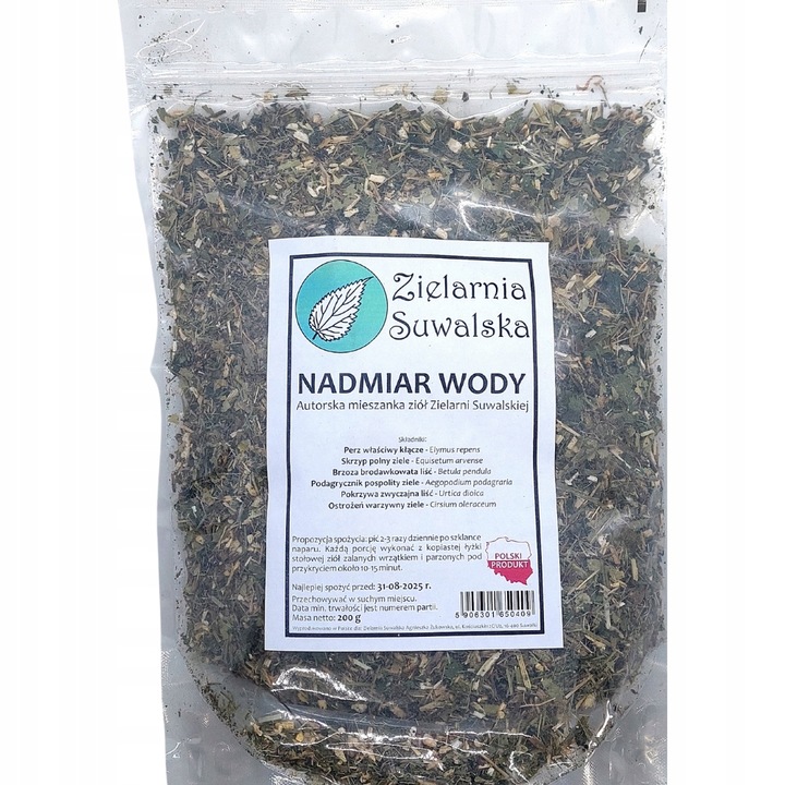 Produs Zielarnia Suwalska, Surplus de apa, pulberi, pentru femei