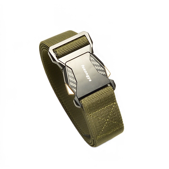 Fosongya Taktikai Öv Többfunkciós Stretch Öv Férfi Zöld