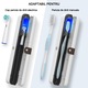 Sterilizator UV pentru periute de dinti, Rqiurpn, portabil, 1500mAh, USB, 1 bucata, alb
